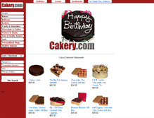 Tablet Screenshot of cakery.com
